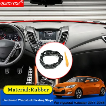 

Car-styling Anti-Noise Soundproof Dustproof Car Dashboard Windshield Sealing Strips Accessories For Hyundai Veloster 2011-2018
