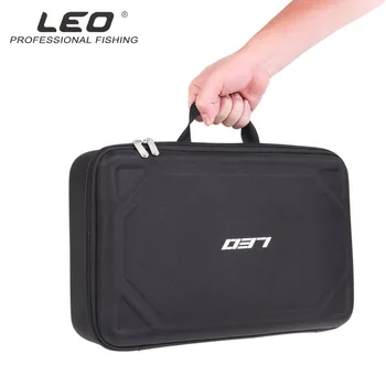 

High quality square EVA hard shell fishing bag 41CM single layer fishing bag, sponge fishing rod bag Accessories Tool box