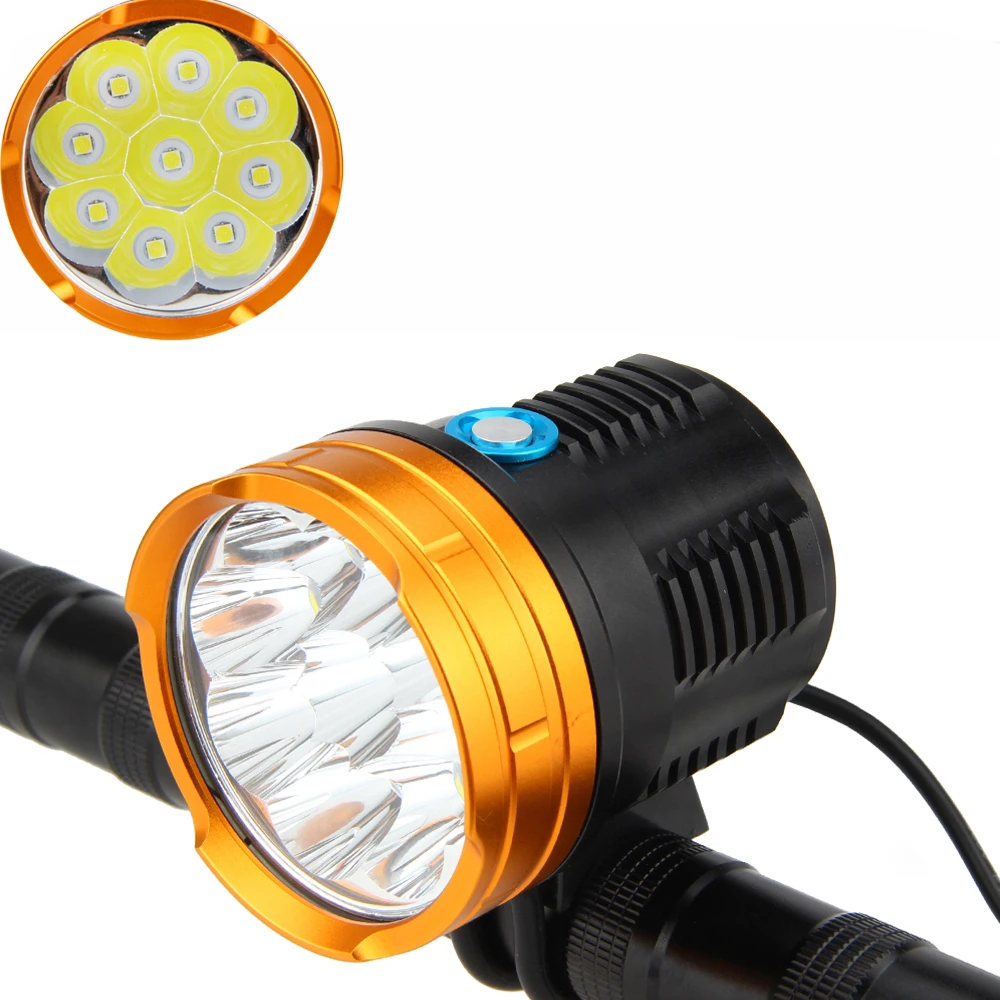 bicycle light 15000lm 9x CREE XML T6 LED Bike HeadLight Lamp Torch