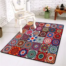 Vintage Art Ethnic Style Living Room Carpet Sofa Coffee Table Bedroom Bed Full Carpet Large Cloakroom Christmas Decor Wedding
