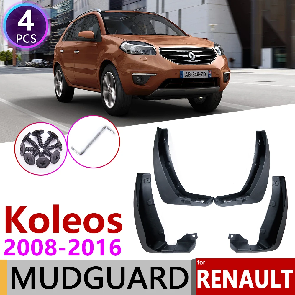 

for Renault Koleos 2008~2016 MK1 Samsung QM5 Mudguard Car Fender Splash Mud Guard Mudflap Accessories 2009 2011 2013 2014 2015 i