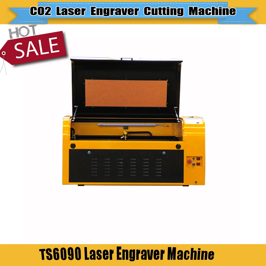 

China supplier CNC CO2 laser engraver cutting machine card machine TS6090 9060 used for business card wedding card engraving