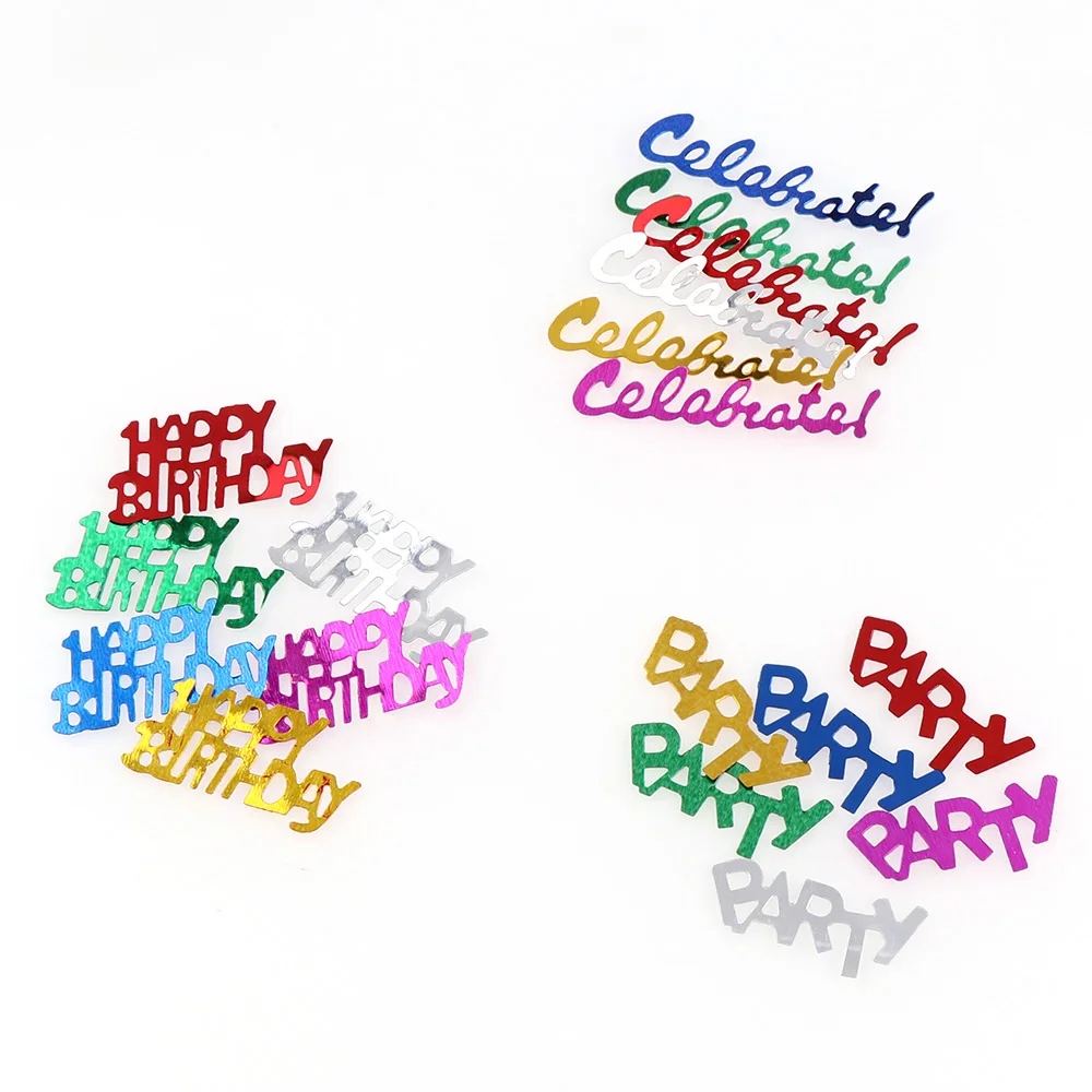 15 г Digitals яркий, для дня рождения вечерние поливинилхлоридные блестки Разбрасыватели конфетти для стола украшения посыпать металлик для поделок