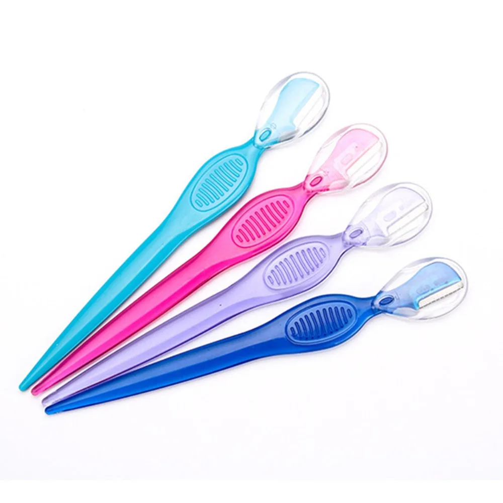 

Eyebrow Razor 5Pcs/lot Face Care Mini Eyebrow Trimmer Shaving Razor Blades For Women Makeup Tools Anti-Bacterial Protection Film
