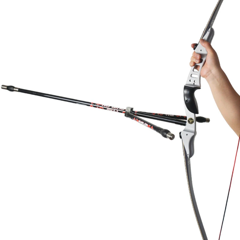 

Recurve Bow Balance Rod Shooting Athletics Balance bar Stabilizer with Damping ball V bar Long Rod Side Rod