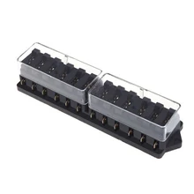TOYL Universal Car Truck Vehicle 12 Way Circuit Automotive Middle sized Blade Fuse font b Box