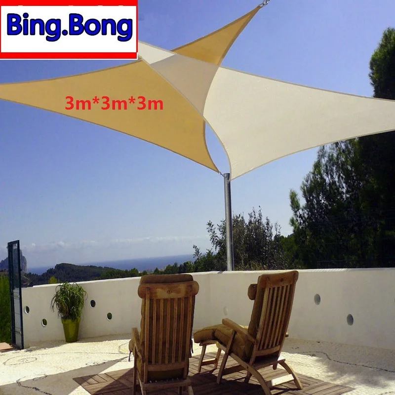 

European Freeshipping sun shade sail waterproof PU shade net lona para toldo canopy outdoor pergola gazebo garden cover awning