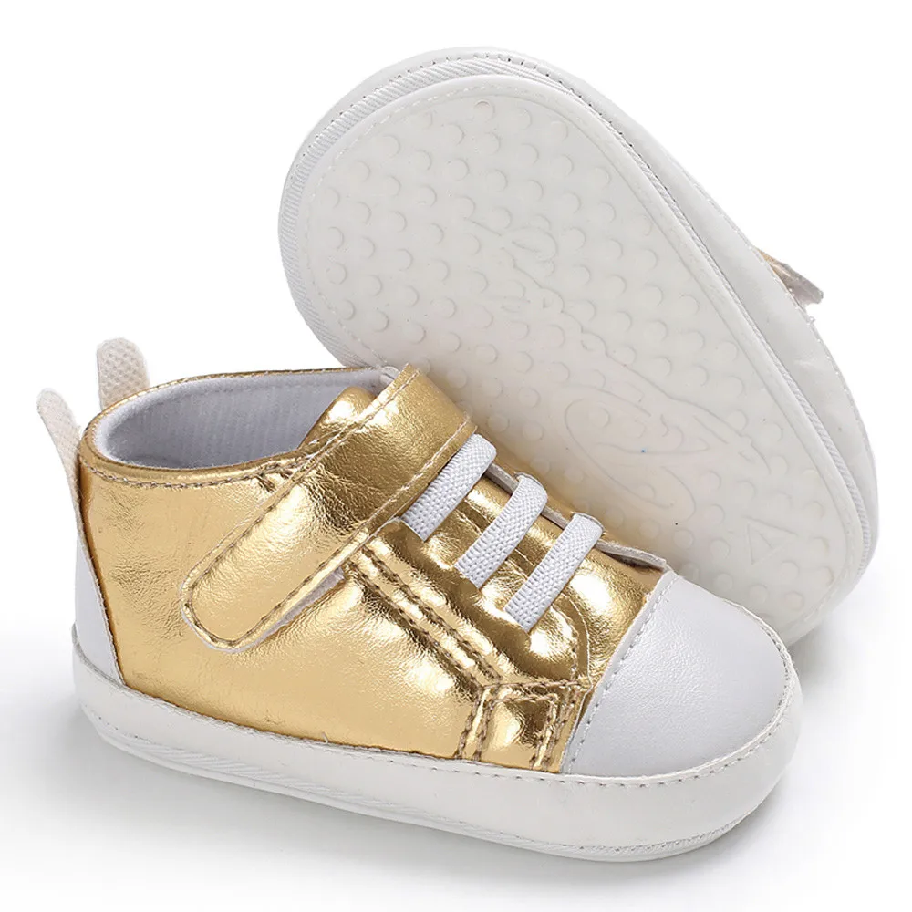 Muqgew малыша Обувь для новорожденных Обувь для девочек Обувь для мальчиков Обувь для младенцев мягкая подошва против скольжения Спортивная обувь PU обувь высокого качества для унисекс