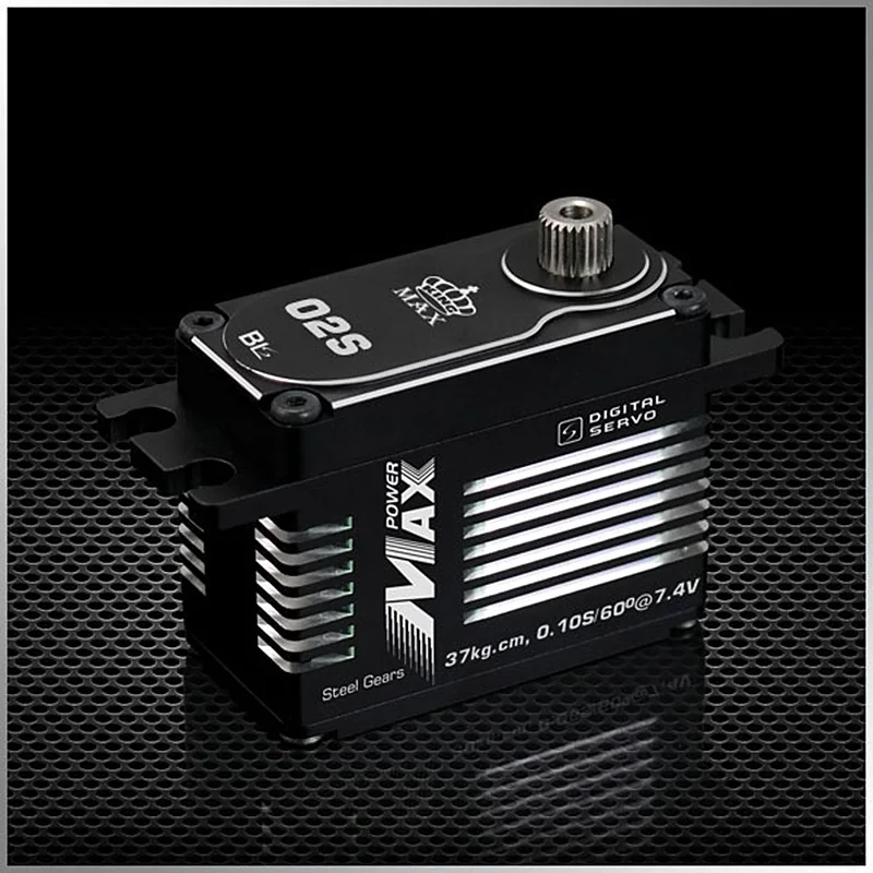 KINGMAX BLS01S BLS02S BLS03S BLS04S 75g 5 V-8,4 V бесщеточный мотор Цифровой Металлический Редуктор водонепроницаемый полный корпус сервопривод для RC автомобиля лодки - Цвет: BLS02S 37kg.cm