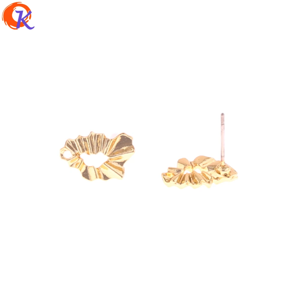 

Cordial Design 100Pcs 9*14MM Jewelry Making/Earring Stud/Irregular Shape/DIY Earring Accessories/Hand Made/Earring Findings