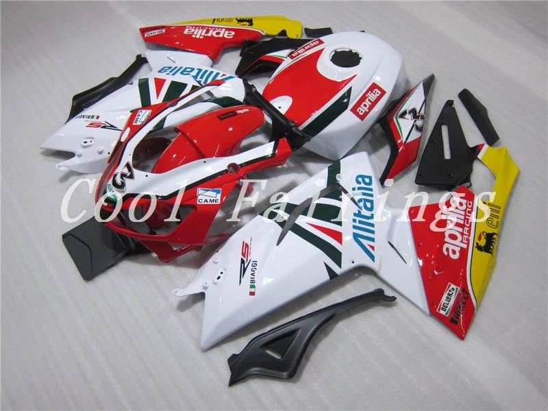 Топ мотоциклетный вставной обтекатель комплект подходит для Aprilia RS125 06 07 08 09 10 11 RS4 РСВ 125 2006 2009 2011 Обтекатели на заказ номер 3
