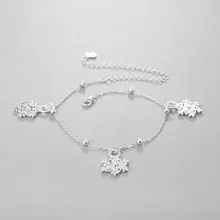 Чандлер 1 шт ножной браслет цепочка Новинка Лето Снежинка пляж ноги браслет Шарм ножной браслет ювелирные изделия подарок на день рождения