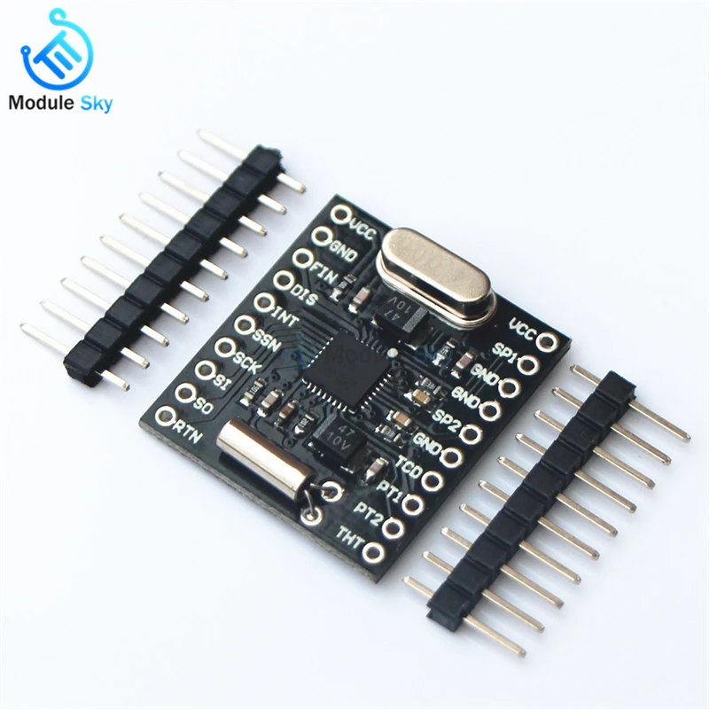

TDC-GP22 2-Channel Time to Digital Converter Module Board Laser Range Finder Sensor Ultrasonic Flow Converter Module