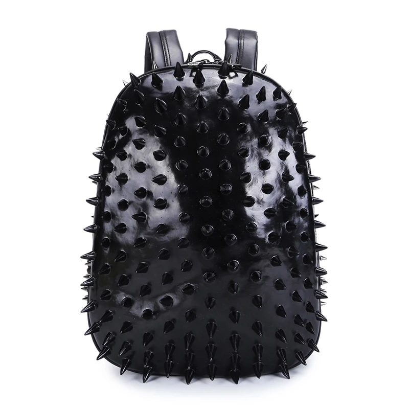 

Men Multifunctional PU Backpack Rivet Design Travel Bag Waterproof Laptops Shoulder Bag Sports crossbody Bag Large Purse Mochila