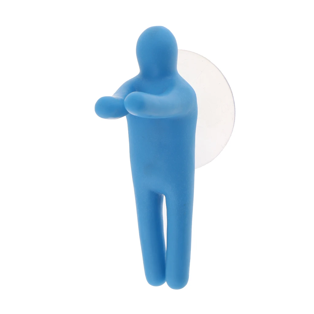 Suction Cup Hanging Kids Toothbrush Key Holder Hanger Hook & Bathroom Organizer Home Wall Hanging Decorative Hook 