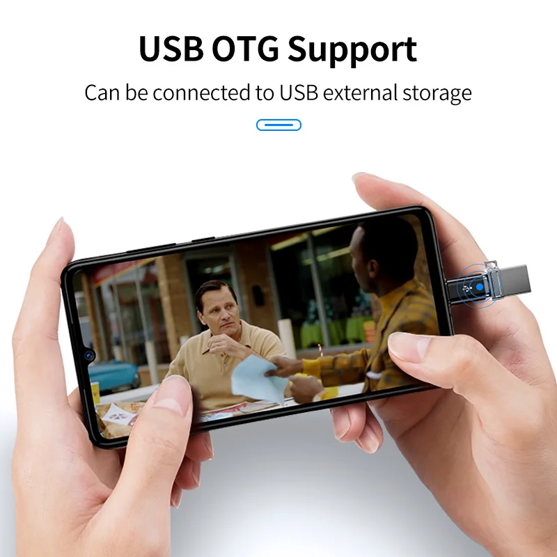 YBD OTG Type-C Adapter USB C to Micro USB OTG Cable Thunderbolt 3 USB Type C Adapter for Macbook Pro Samsung S9 One plus USBC