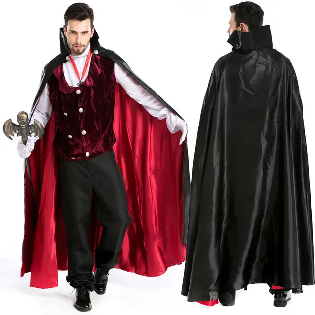 Volwassen Vampire Kostuum Rollenspel Halloween Dracula Cosplay Kleding