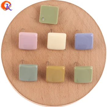 

Cordial Design 17*17mm 200Pcs Jewelry Accessories/Acrylic Beads/Square Shape/Earrings Stud/DIY Making/Hand Made/Earring Findings
