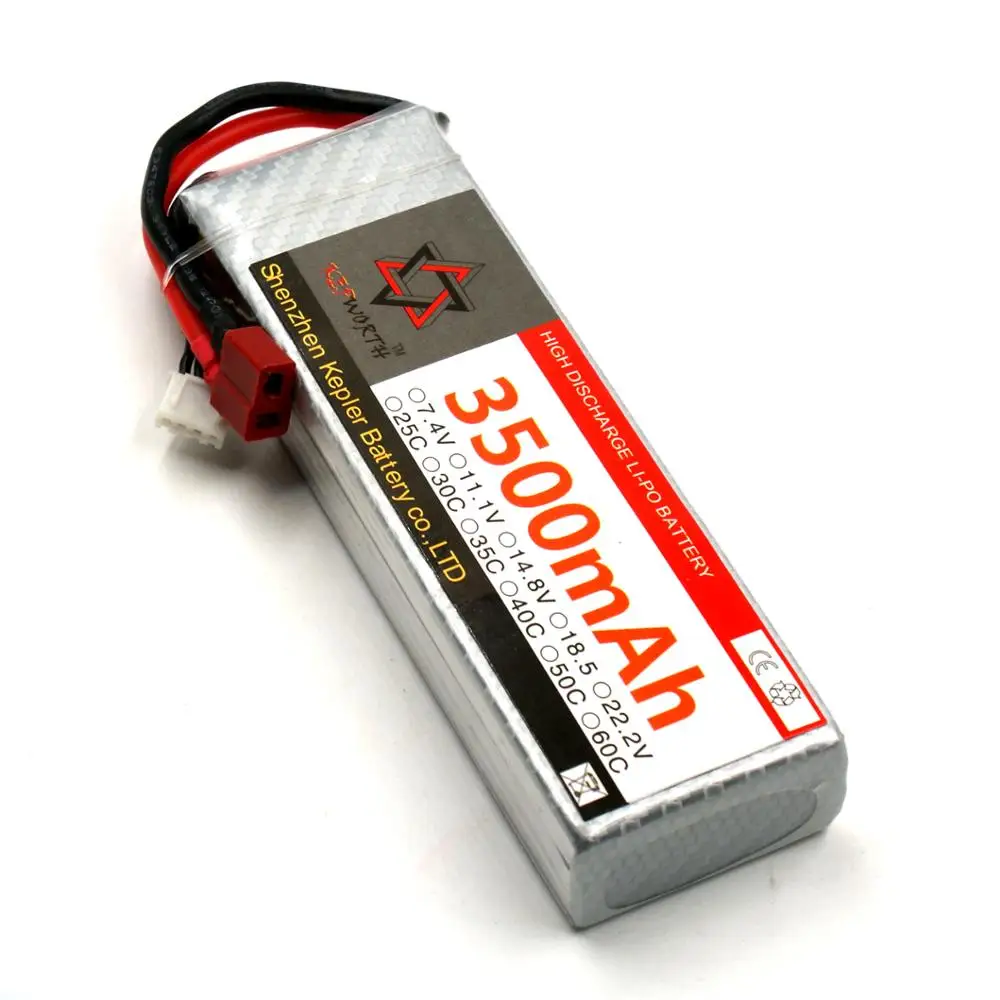 

Lipo Battery 3s 11.1v 3500mAh RC Car Plane Boat Lithium Ion Polymer Battery For Truck Tank Drone Helicopter