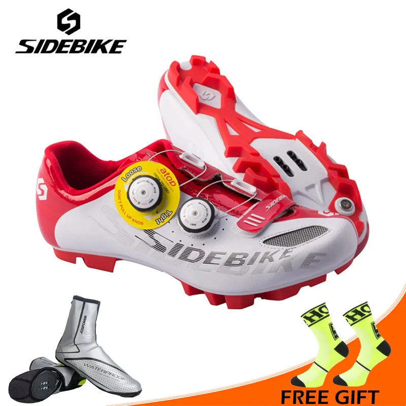 

Sidebike New Men Professional MTB Bike Shoes Self-locking Cycling Shoes Outdoor Mountain Bicycle Shoes Zapatillas Ciclismo