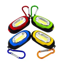 4 Шт. Портативный Мини Брелок COB LED Night Light Карманный Брелок Факел Лампы Фонарик С Карабином Пряжки 55 XR-горячая