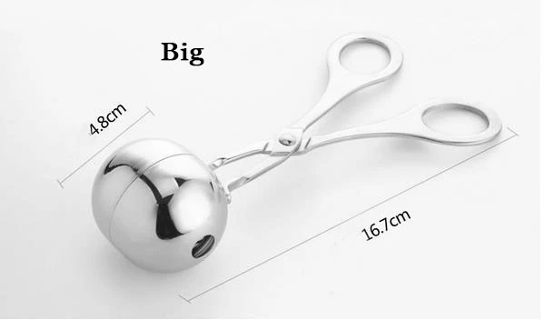 ステンレス鋼肉baller型ケーキポップポテトアイスクリームスクープキッチンバス爆弾gehaktballetjesパティ弁当おにぎりメーカー Stainless Steel Meat Meat Patty Makerpatty Maker Aliexpress