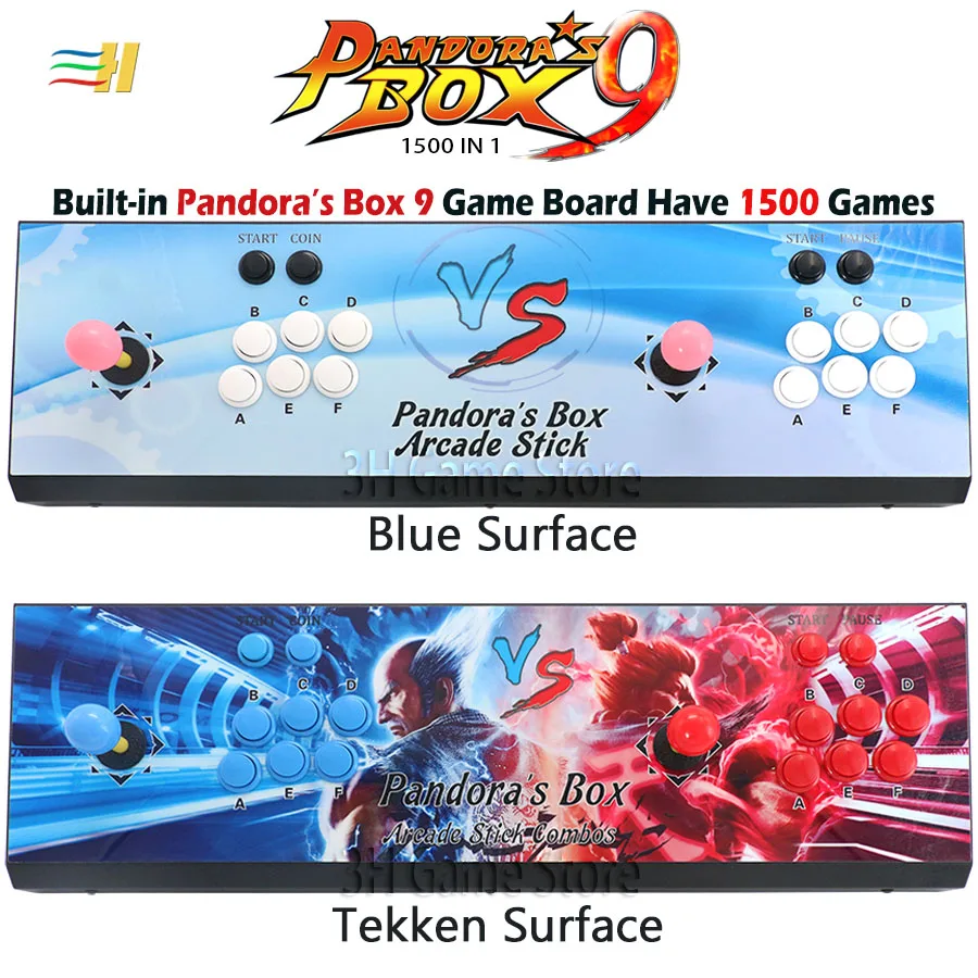 New Pandora Box 9 1500 in 1 Arcade Game iron console 2 Players stick controller console HDMI VGA USB output PS3 TV PC 5s 6s 7 8s New Pandora Box 9 1500 in 1 Arcade Game iron console 2 Players stick controller console HDMI VGA USB output PS3 TV PC 5s 6s 7 8s