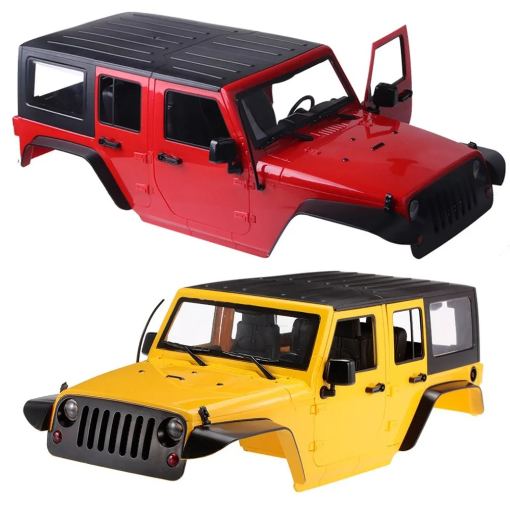 313 мм жесткий Пластик RC автомобиль Shell тела DIY Kit для колесная база 1/10 Jeep Wrangler осевой SCX10 RC автомобиль гусеничный модель автомобиля Запчасти