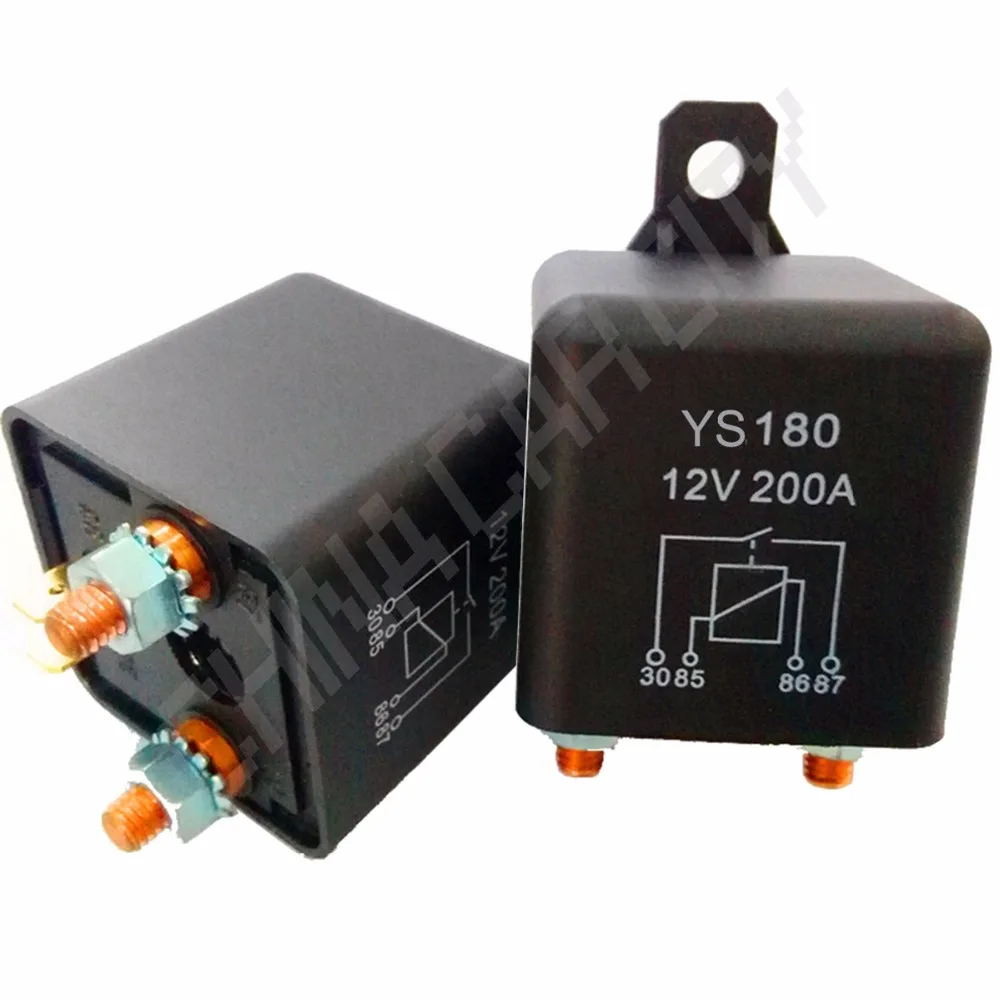 Car Truck Motor Relay 12V 24V 120A 200A 4.8W continuous Automotive