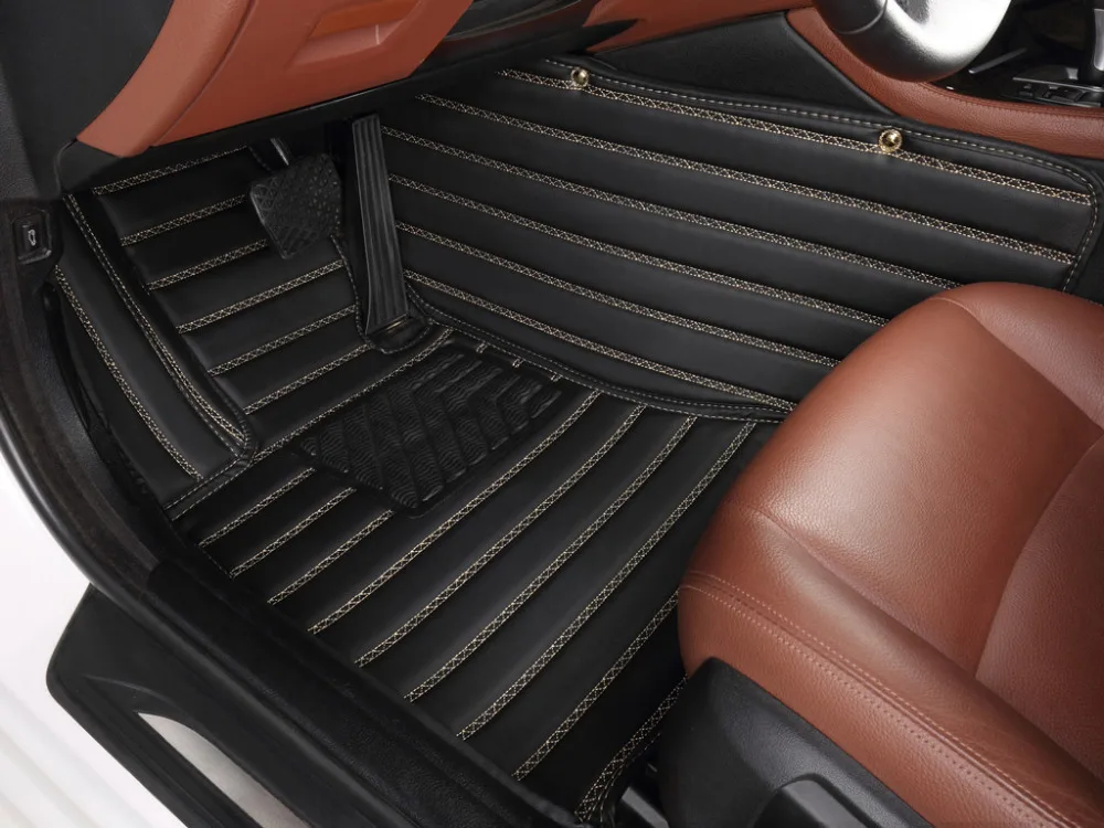 High quality! Custom special floor mats for Honda Jazz 2016 waterproof