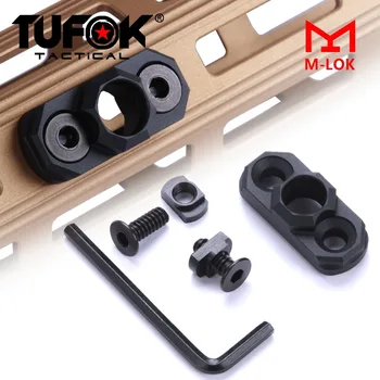 

TuFok M-Lok Sling Mount Aadapter - Mlok Rail Sling Mount Quick Detach Sling Swivel Scope Mount for Two Point Sling (Aluminum)