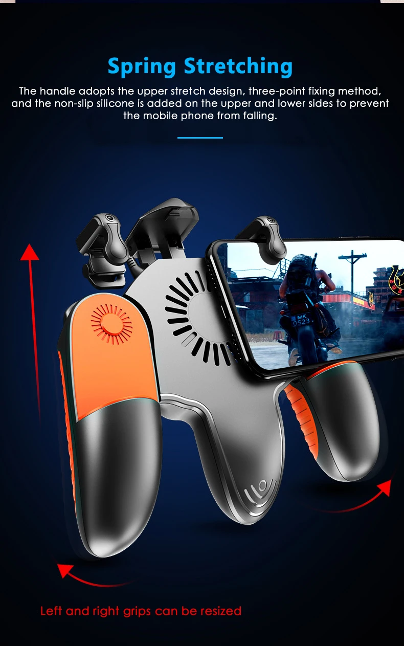 PUBG L1R1 для iPhone X/XR/XS/8/7 samsung S/10/9/8 iOS Android Мобильный бесплатно огонь кнопочный Джойстик Геймпад охлаждающий вентилятор джойстик
