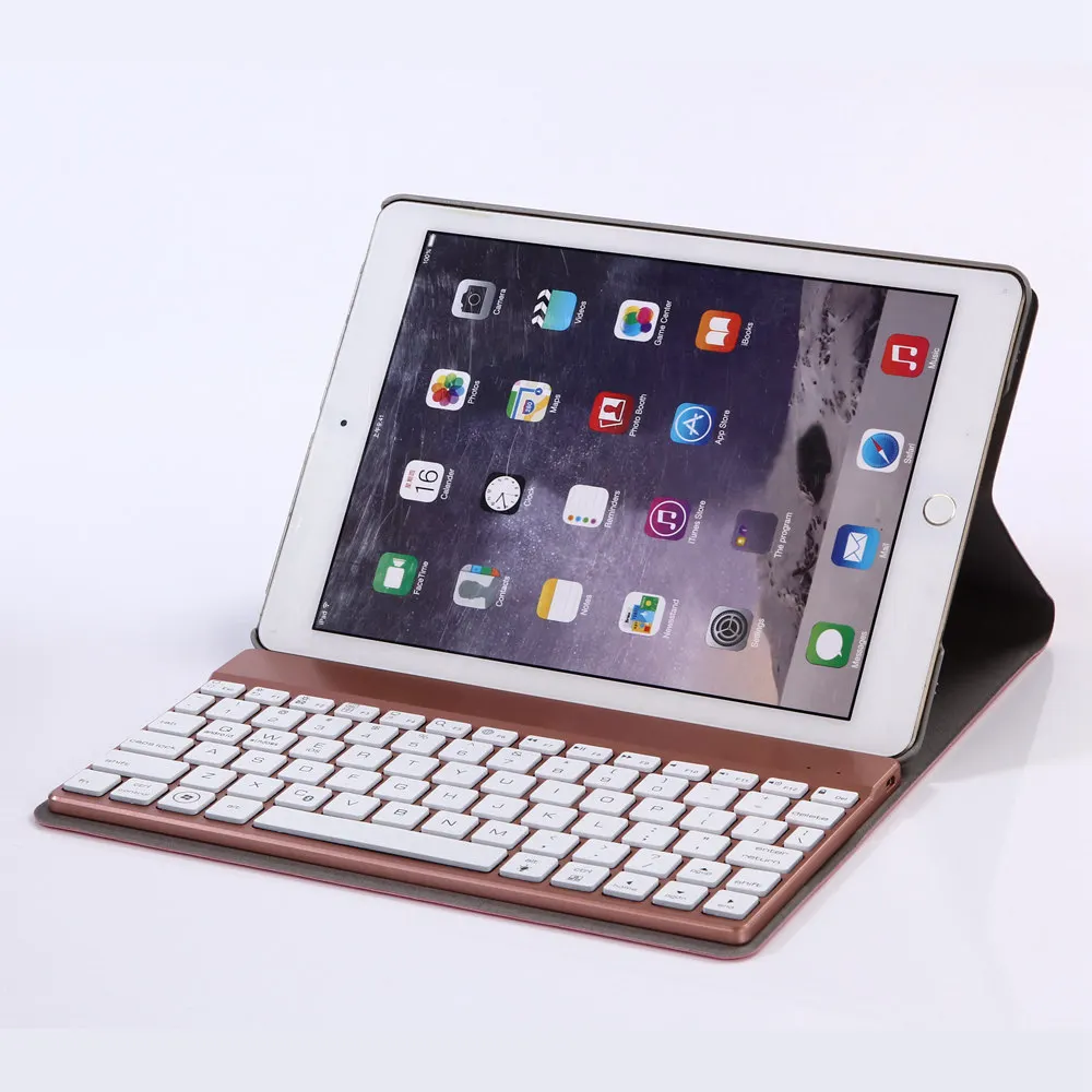 Съемный чехол для iPad Air 7 цветов светодиодная подсветка Беспроводная Bluetooth