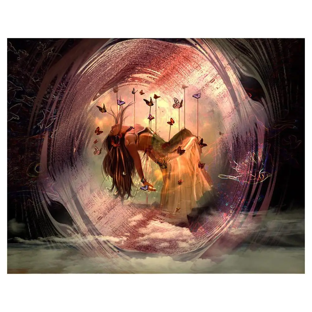 

5D Diamond Painting 25 * 30CM Three Beauty Patterns Full Diamond Painting DIY Home Wedding Decoration Painting Cross Stitch Suit