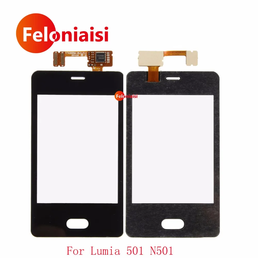 High Quality 3.0&quot For Nokia Lumia 501 N501 Touch Screen Digitizer Sensor Outer Glass Lens Panel Black | Мобильные телефоны и