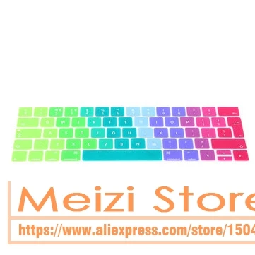 Европейская версия силиконовый чехол для клавиатуры MacBook Pro 13 &quotи 15&quot 2018/2017/2016