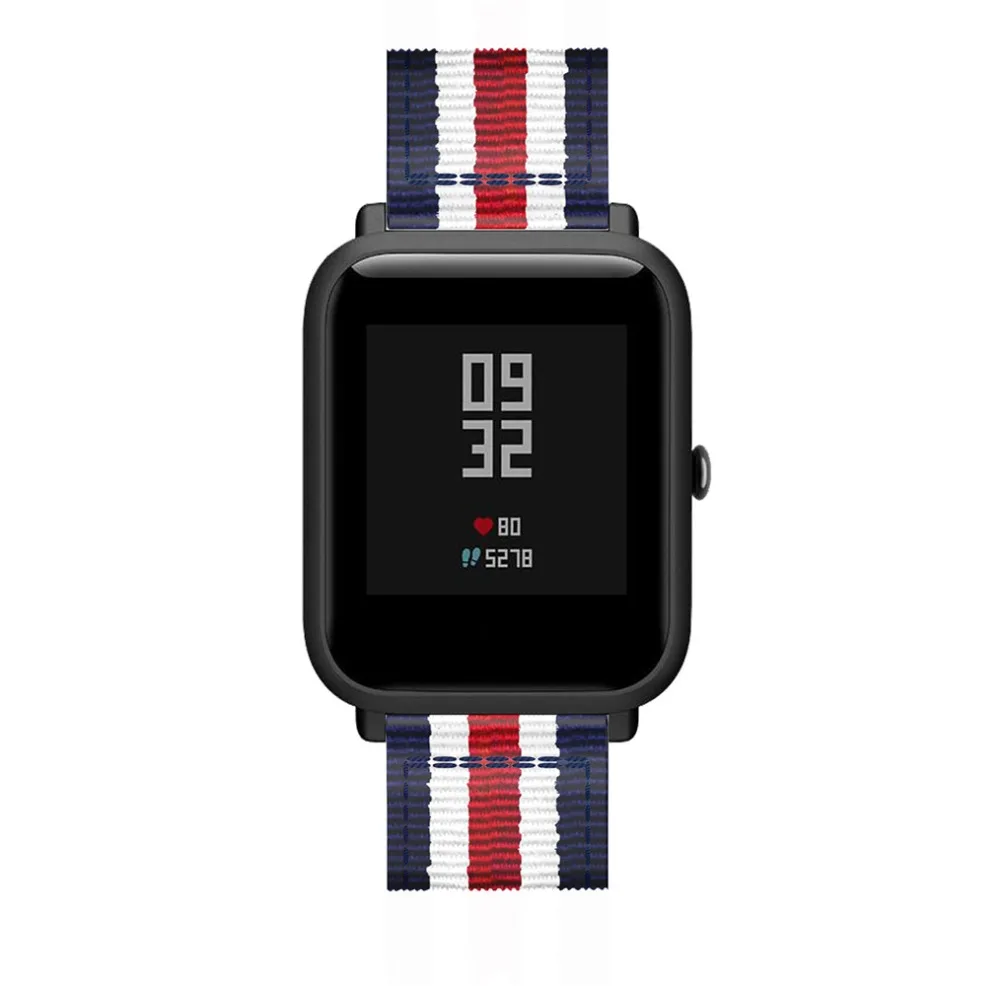 Ремешок нейлоновый для Amazfit Bip Youth сменный Браслет Для Xiaomi Huami Bit|Смарт-аксессуары| |