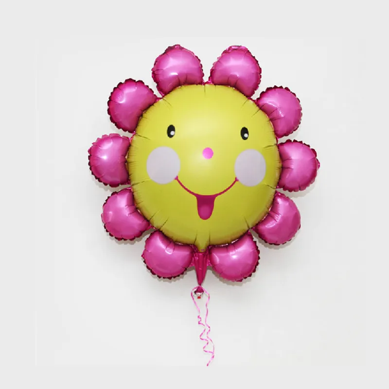 Воздушный шар гелий 5 шт. воздушный шар в форме подсолнечника для украшения свадьбы Гелиевый шар День Святого Валентина вечерние из алюминиевой фольги