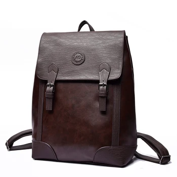 

ETN BAG 040816 hot sale man vintage PU leather backpack