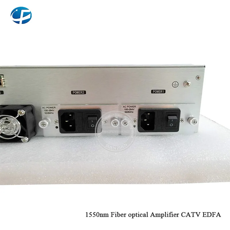 Волоконно-оптический усилитель 1550nm CATV WDM 4 порта EDFA 1310/1490/1550nm, 1U/80 Вт Высокая мощность 16/18/22dBm WDM волоконно-оптический усилитель