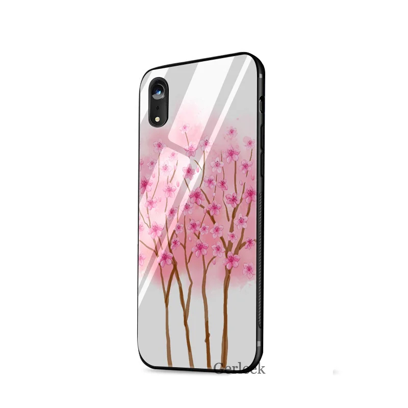 Чехол из закаленного стекла для iPhone 6 6s 7 8 X XS XR Max 5 5s SE|Чехлы-накладки| |