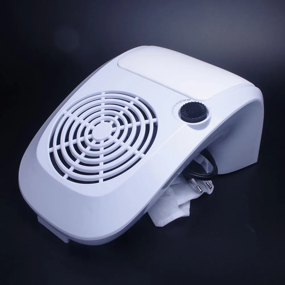 Billig Starke Nail art Staub Kollektor 40W Einstellbare Geschwindigkeit Nail art Maschine Salon Nagel Staubsauger für Einreichung und Polieren