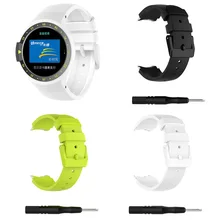 Спорт браслет силиконовый ремешок браслет для Ticwatch S Smartwatch классический Нержавеющая сталь пряжка рыцарь Glacier Аврора