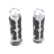 2 шт.-" 25 мм хром Мотоцикл с ЧПУ Алюминий Руль управления для мотоциклов Ручки рулевые для мотоциклов Штыри универсальный для Kawasaki Suzuki Honda Yamaha 25 мм Диаметр