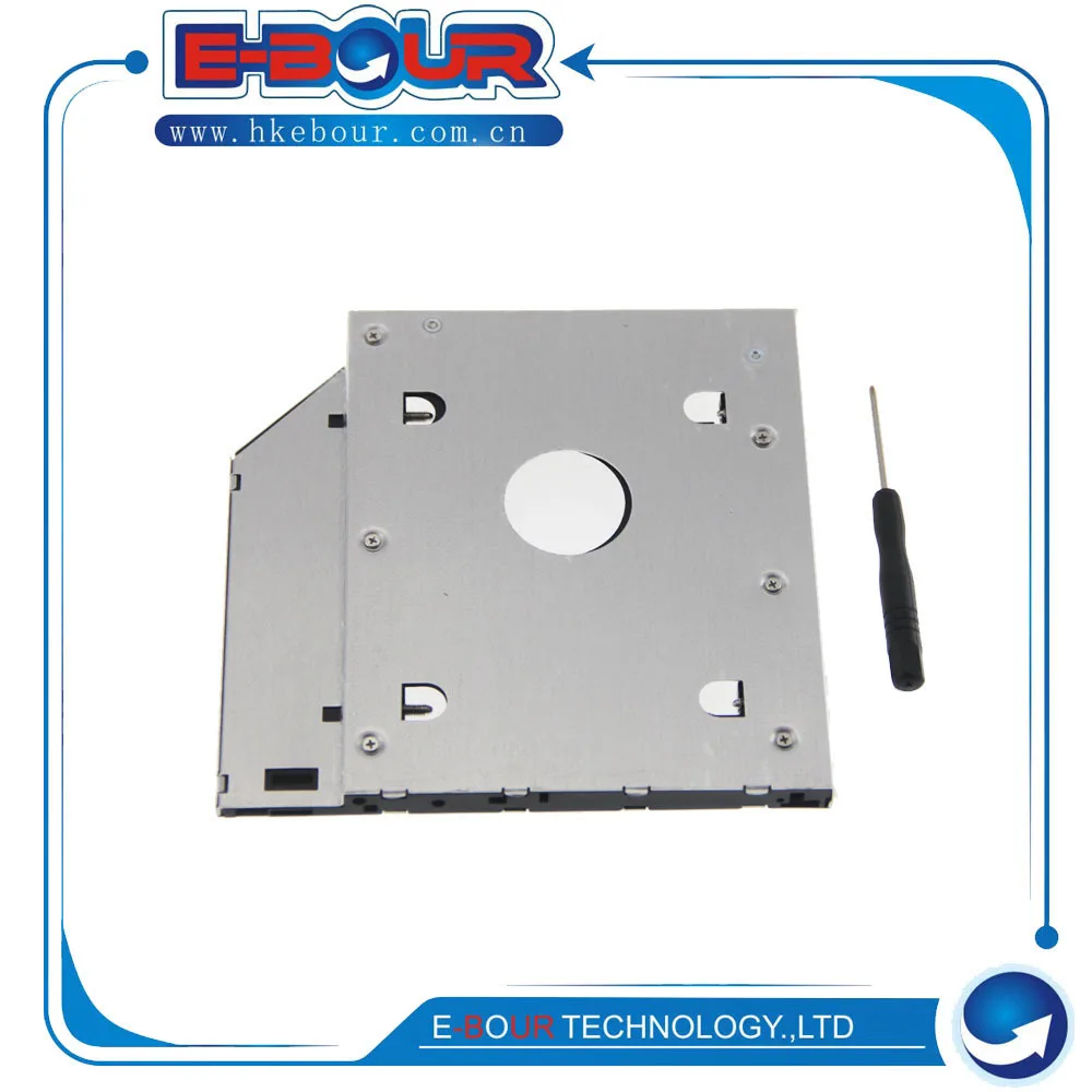9.5MM SATA Universal Slim SATA to Hard Drive HDD Caddy Bay Adapter for H 2530p 2560pCD DVD Optical Drive Bay 10pcs/lot