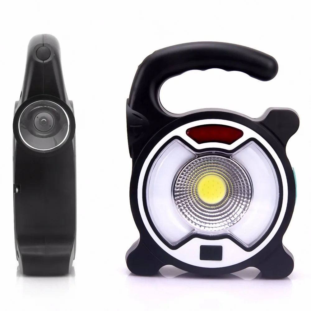 

COB outdoor camping lantern USB portable Flashlight Double Bulbs Flashlight LED Lamp Multi-function Flashlight bike light