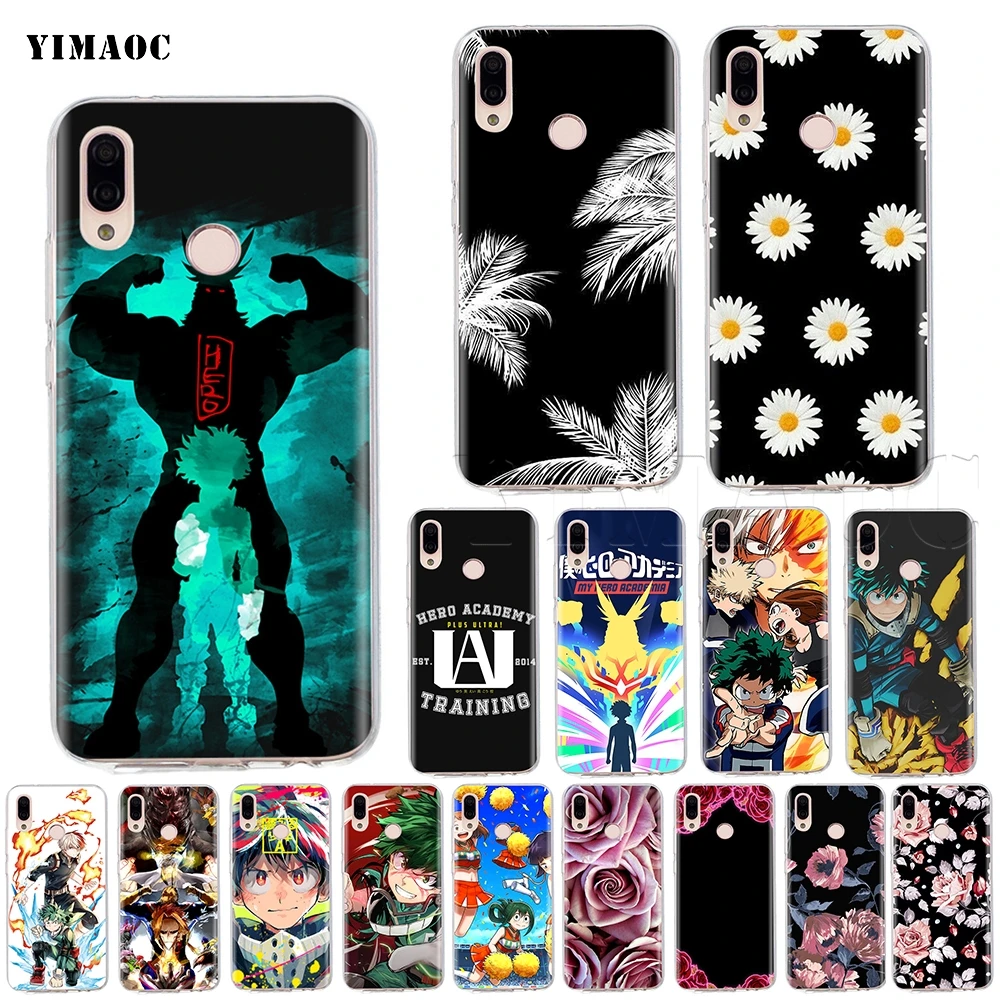 Силиконовый чехол YIMAOC My Hero моя геройская Академия для Huawei Honor Mate 20 6a 7a 8x 7c 7x9 10 Nova 3i 3