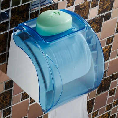 Роскошный водонепроницаемый прозрачный пластиковый туалетный рулон для ванной комнаты, коробка для туалетной бумаги, коробка для салфеток, держатель для бумаги, 4 цвета