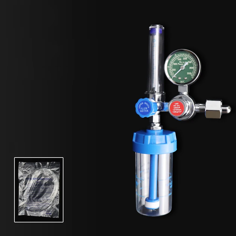 Расходомер O2 газовый регулятор РАСХОДОМЕР медицинский кислородный ингалятор редуктор давления увлажняющие чашки цвет случайный