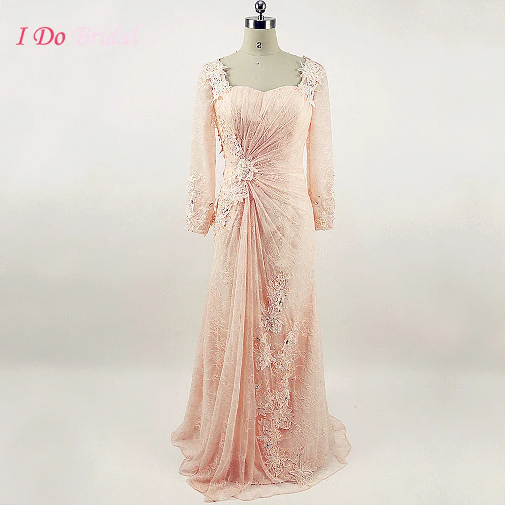mother of the bride peach dresses